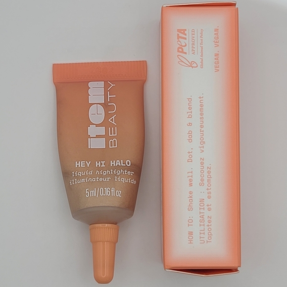 Item Beauty Hey Hi Halo Liquid Highlighter in Electric - Picture 3 of 6